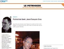 Tablet Screenshot of lepetrogeek.blogs.dordognelibre.fr